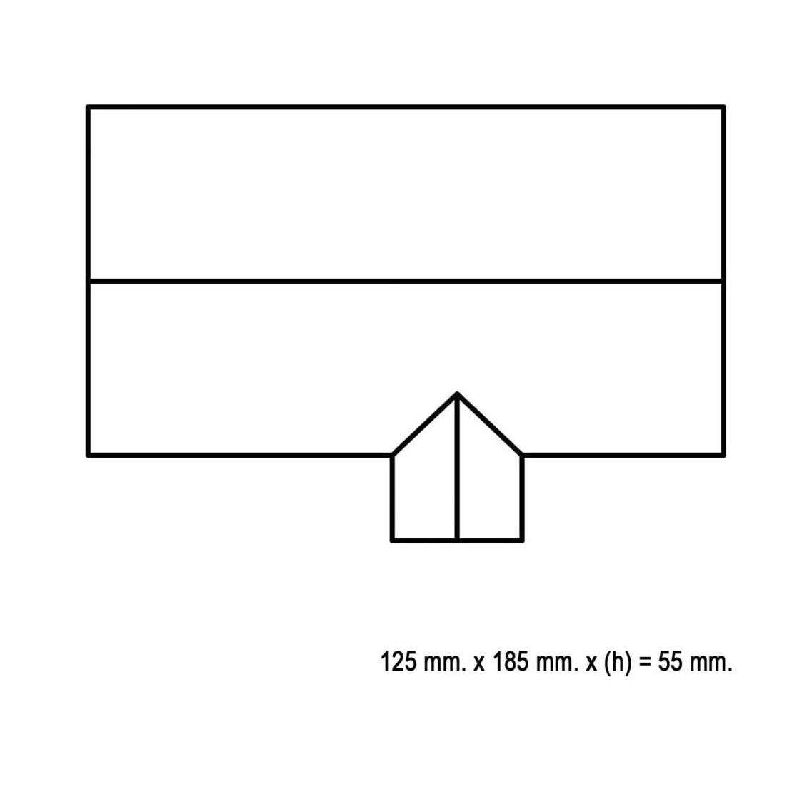 Faller 232204 1/160 Aldi Süpermarket Demonte Plastik Maketi