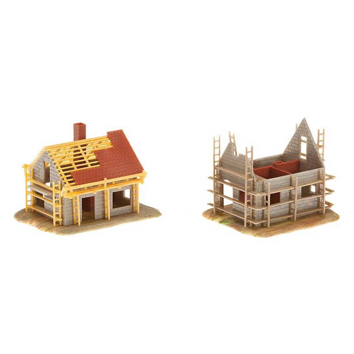 Faller 232223 1/160 İnşa Halinde Ev ( 2 Adet ) Demonte Plastik Maketi