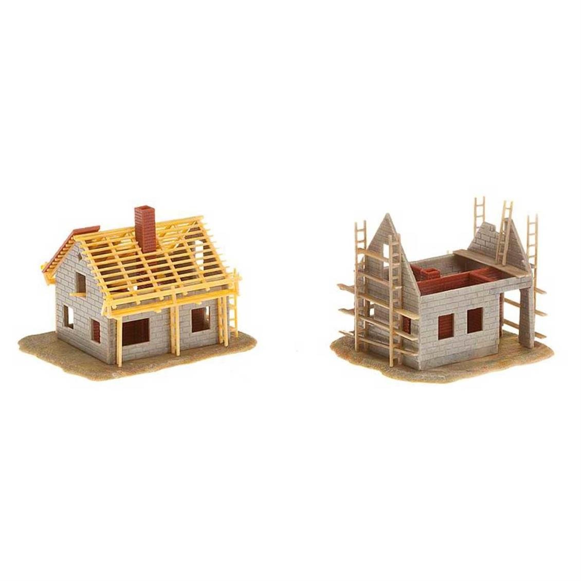 Faller 232223 1/160 İnşa Halinde Ev ( 2 Adet ) Demonte Plastik Maketi