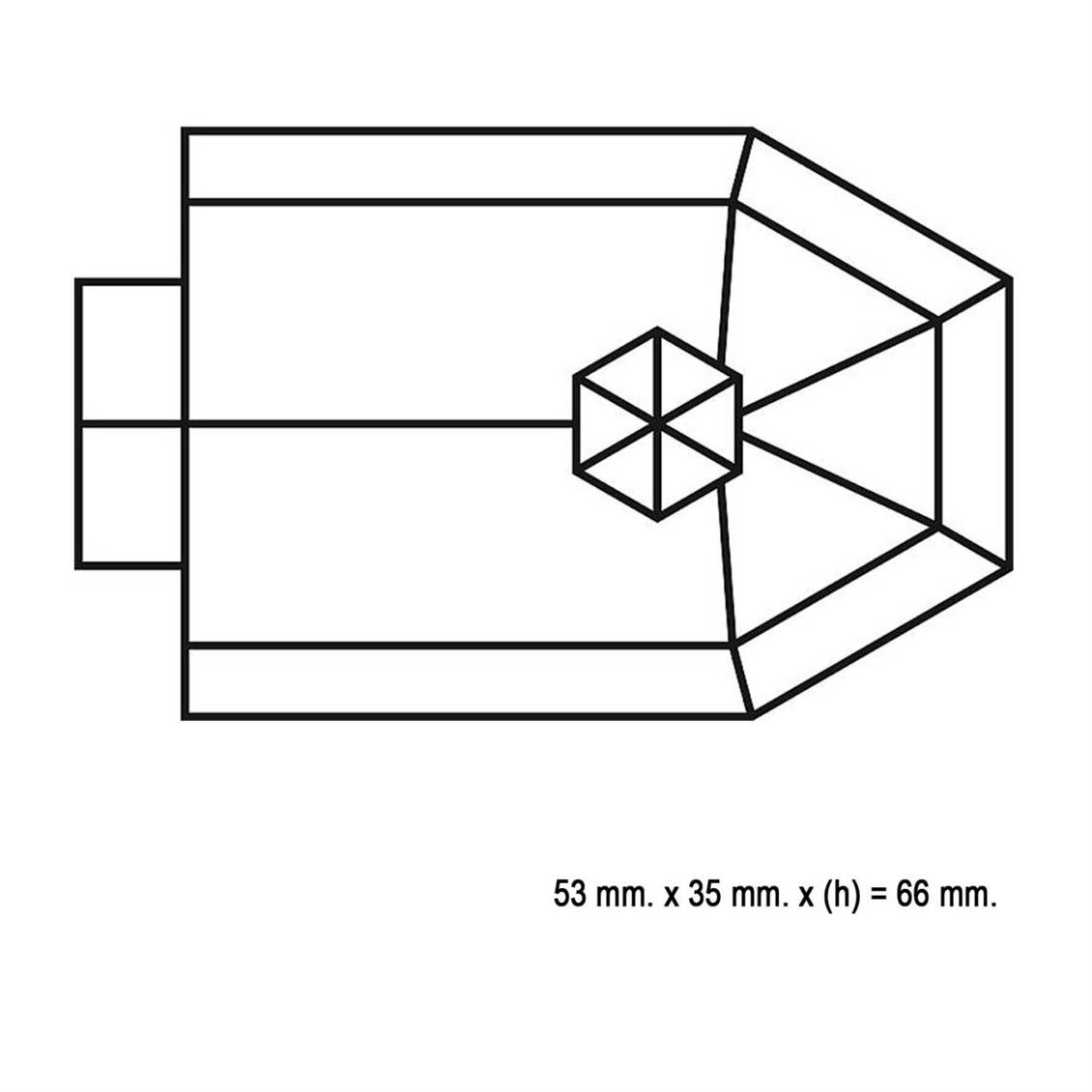 Faller 232239 1/160 St. Bernhard Türbesi Demonte Plastik Maketi