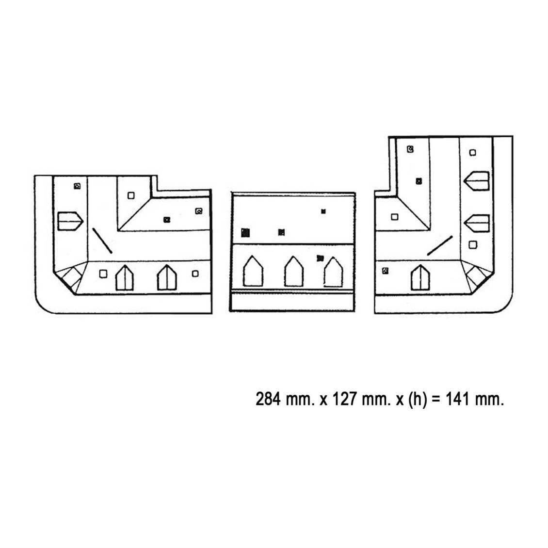Faller 232266 1/160 Tek Cepheli Ve Bitisik Apartmanlar Demonte Plastik Maketi