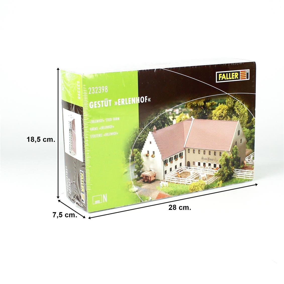 Faller 232398 1/160 Ölçek, Erlendof Harası, Plastik Model Kiti