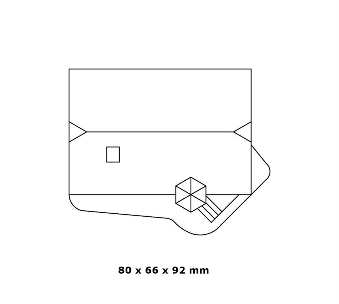 Faller 232536 1/160 Post Kasaba Oteli Demonte Plastik Maketi