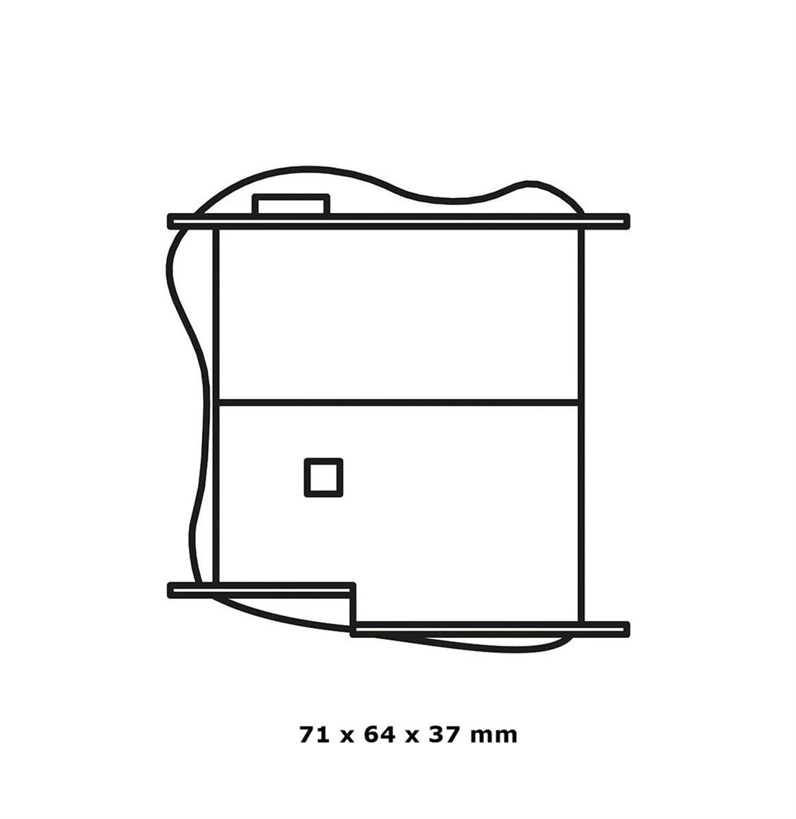 Faller 232538 1/160 İki Katlı Dağ Evi Demonte Plastik Maketi