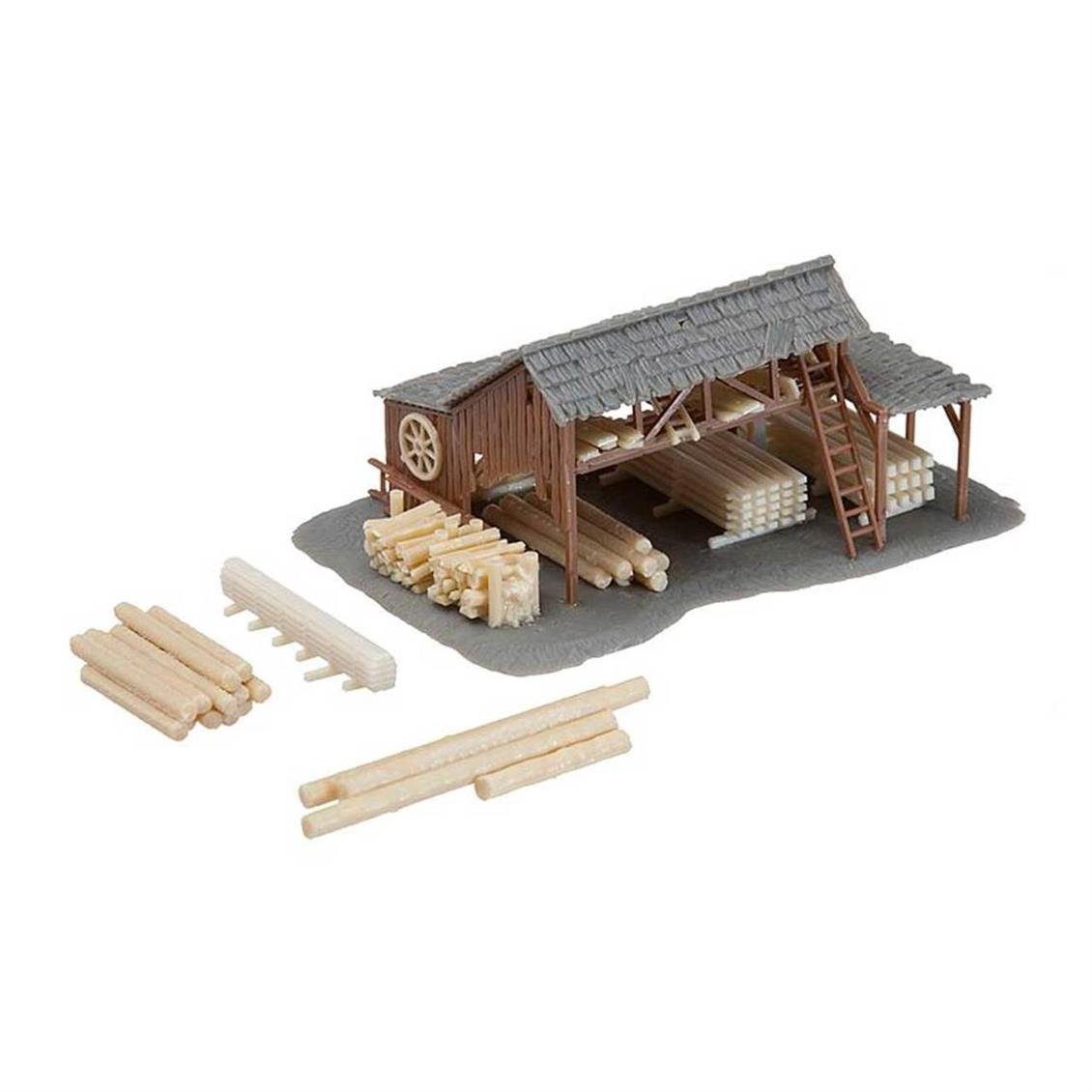 Faller 272530 1/160 Ormancı Sundurması Demonte Plastik Maketi