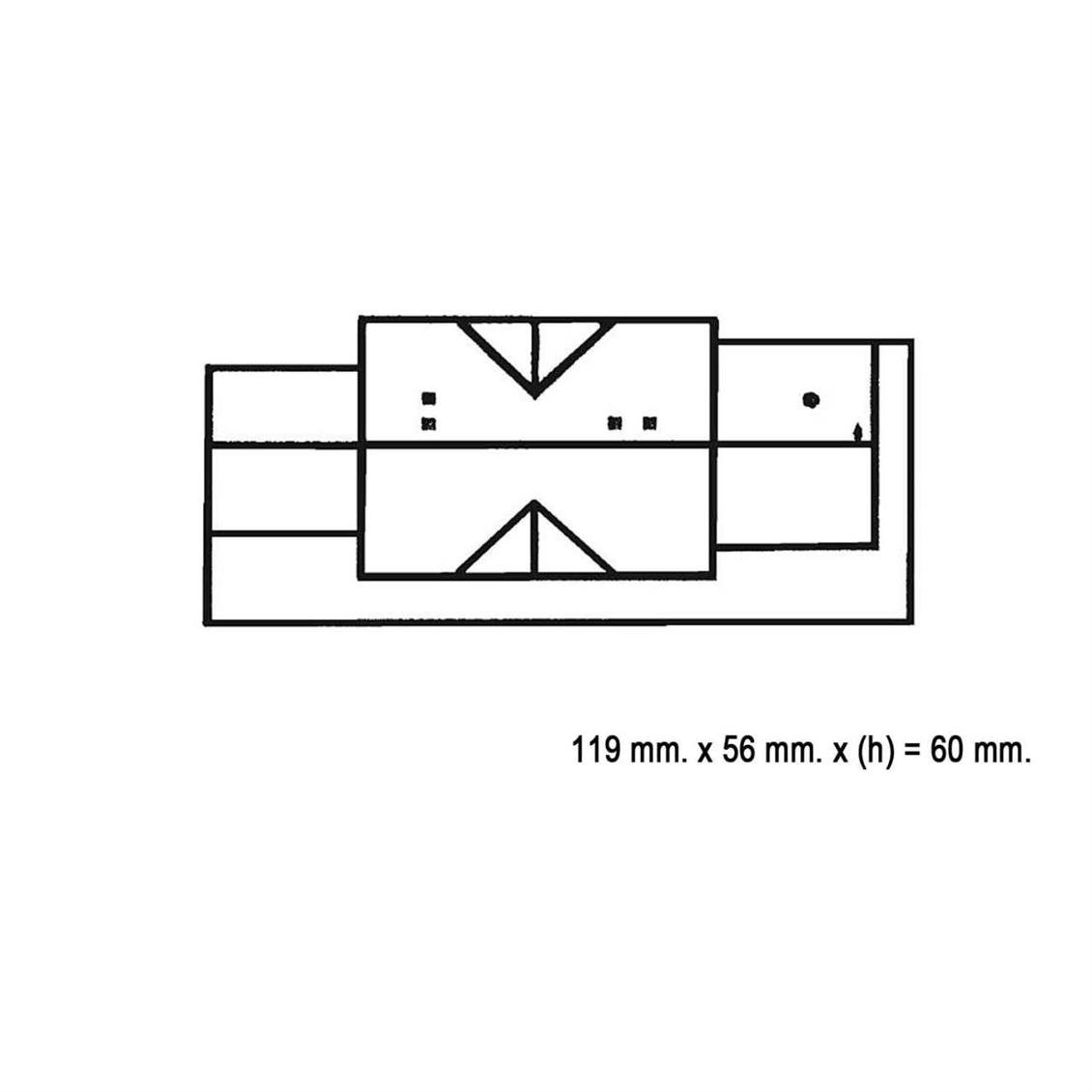 Faller 282707 1/220 Guglıngen İstasyonu Demonte Plastik Maketi