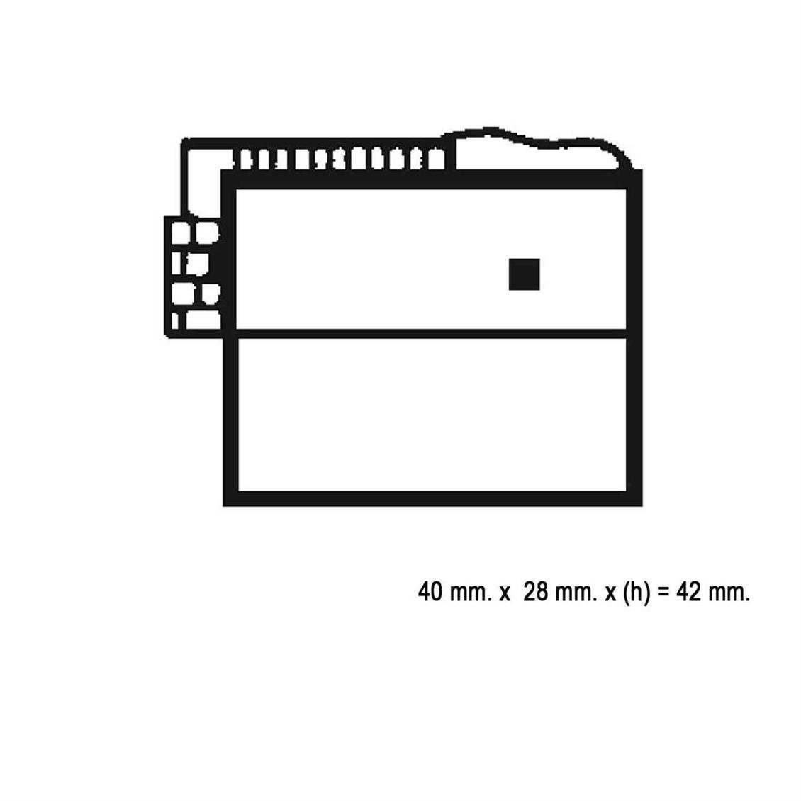 Faller 282717 1/220 Kontrol Kulübesi Demonte Plastik Maketi