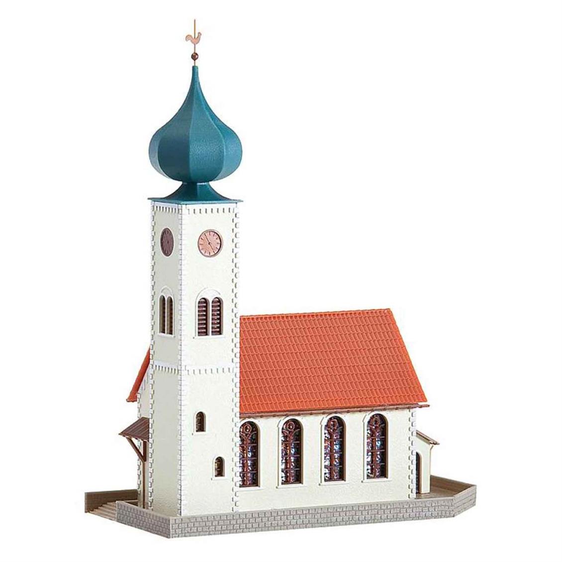 Faller 282775 1/220 Köy Kilisesi Demonte Plastik Maketi
