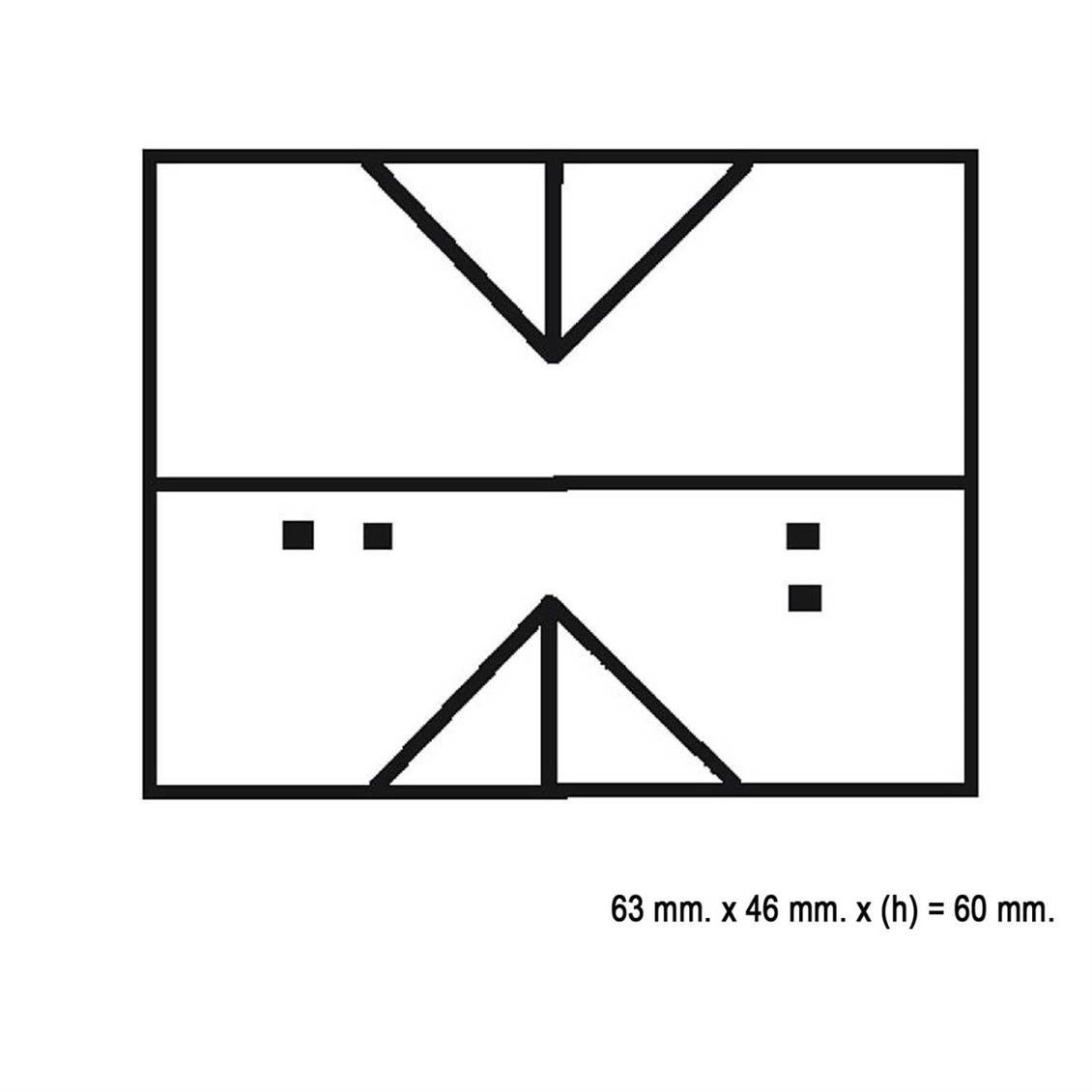 Faller 282776 1/220 Kasaba Salonu Demonte Plastik Maketi