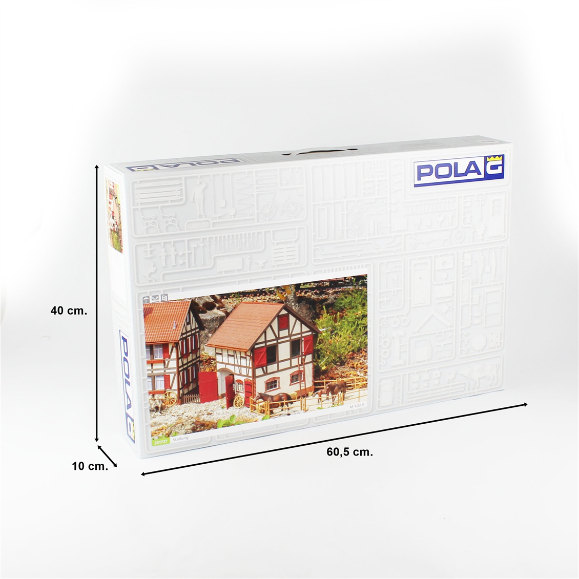 Faller 331727 1/22,5 Ölçek, Ahırlı Köy Evi, Plastik Model Kiti