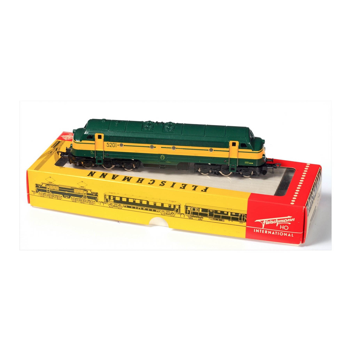 Fleischmann 4270 1/87 Ölçek, BR 5201, SNCB, Dizel Model Tren Lokomotifi