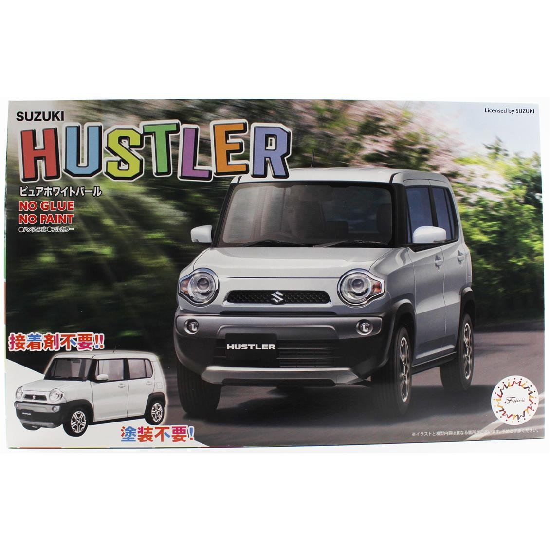 Fujimi C-NX-5 06605 1/24 Ölçek, Suzuki Hustler (Pure White Pearl), Otomobil Plastik Model Kiti