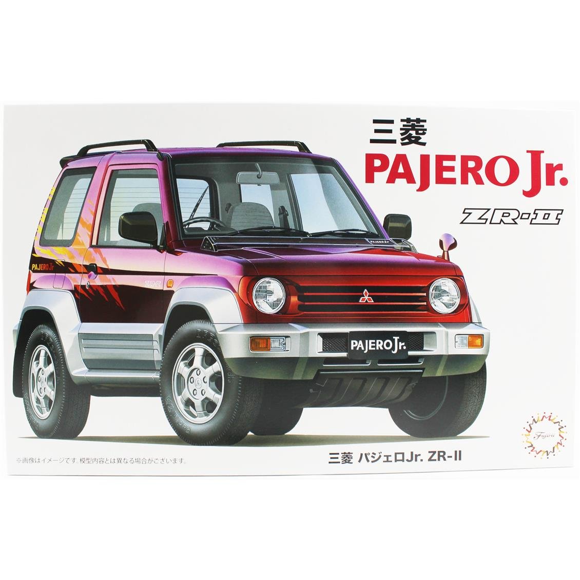 Fujimi ID-116 04672 1/24 Ölçek, Mitsubishi Pajero Jr ZR-II, (Cam Boyama Maskesi ile), Otomobil Plastik Model Kiti