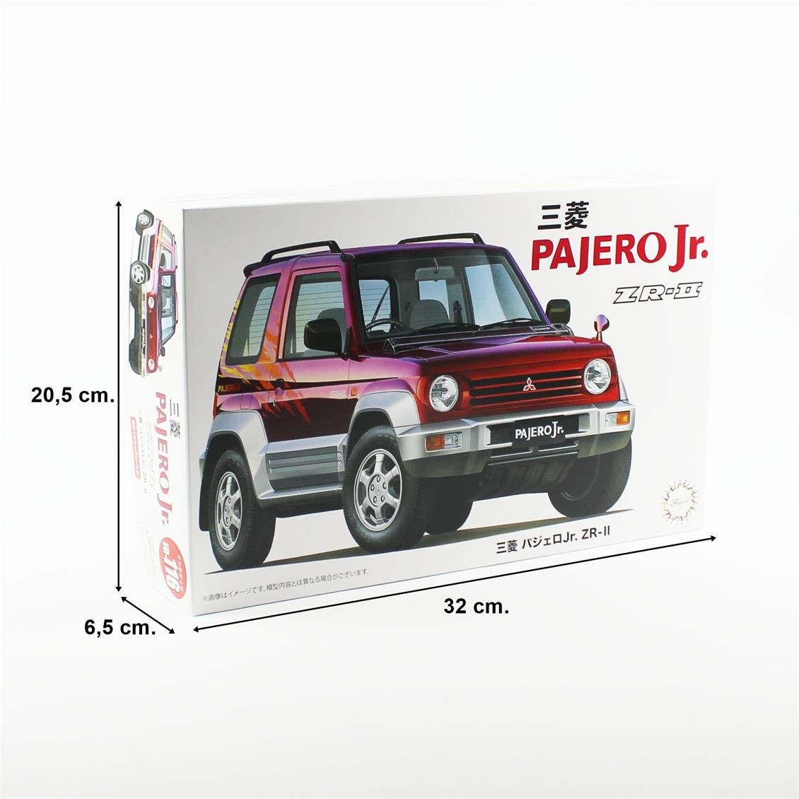 Fujimi ID-116 04672 1/24 Ölçek, Mitsubishi Pajero Jr ZR-II, (Cam Boyama Maskesi ile), Otomobil Plastik Model Kiti