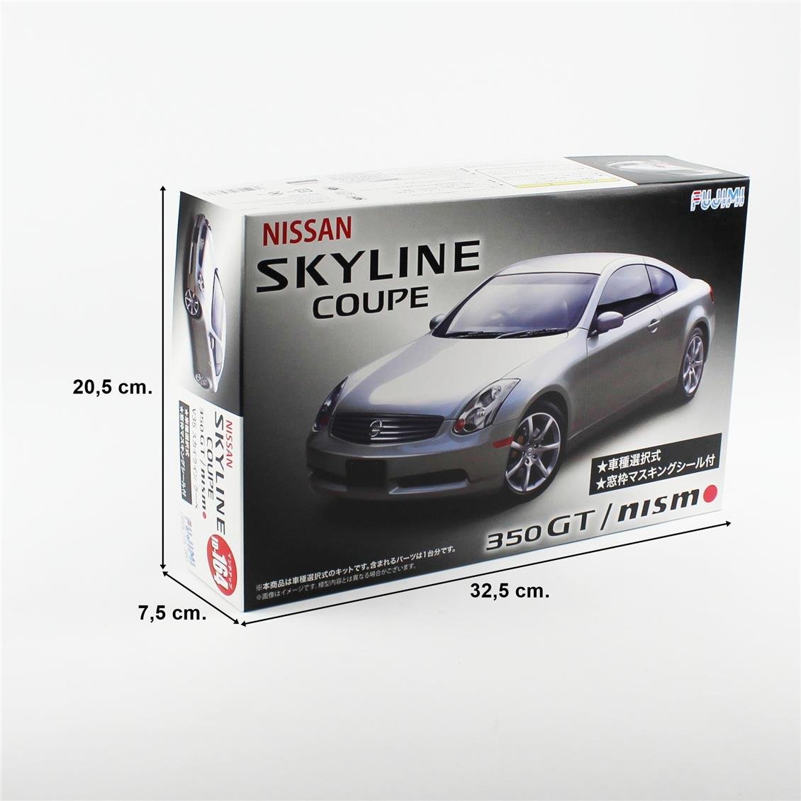 Fujimi ID-164 03933 1/24 Ölçek, Nissan V35 Skyline Coupe 350GT Nismo, (Cam Boyama Maskesi ile), Otomobil Plastik Model Kiti