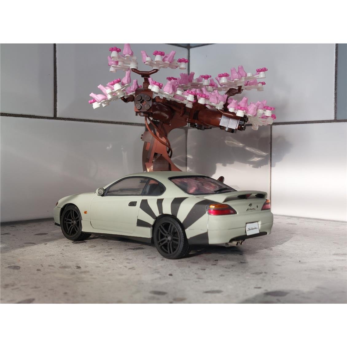 Fujimi ID-24 03935 1/24 Ölçek, Nissan S15 Silvia Spec R / Aero, Otomobil Plastik Model Kiti