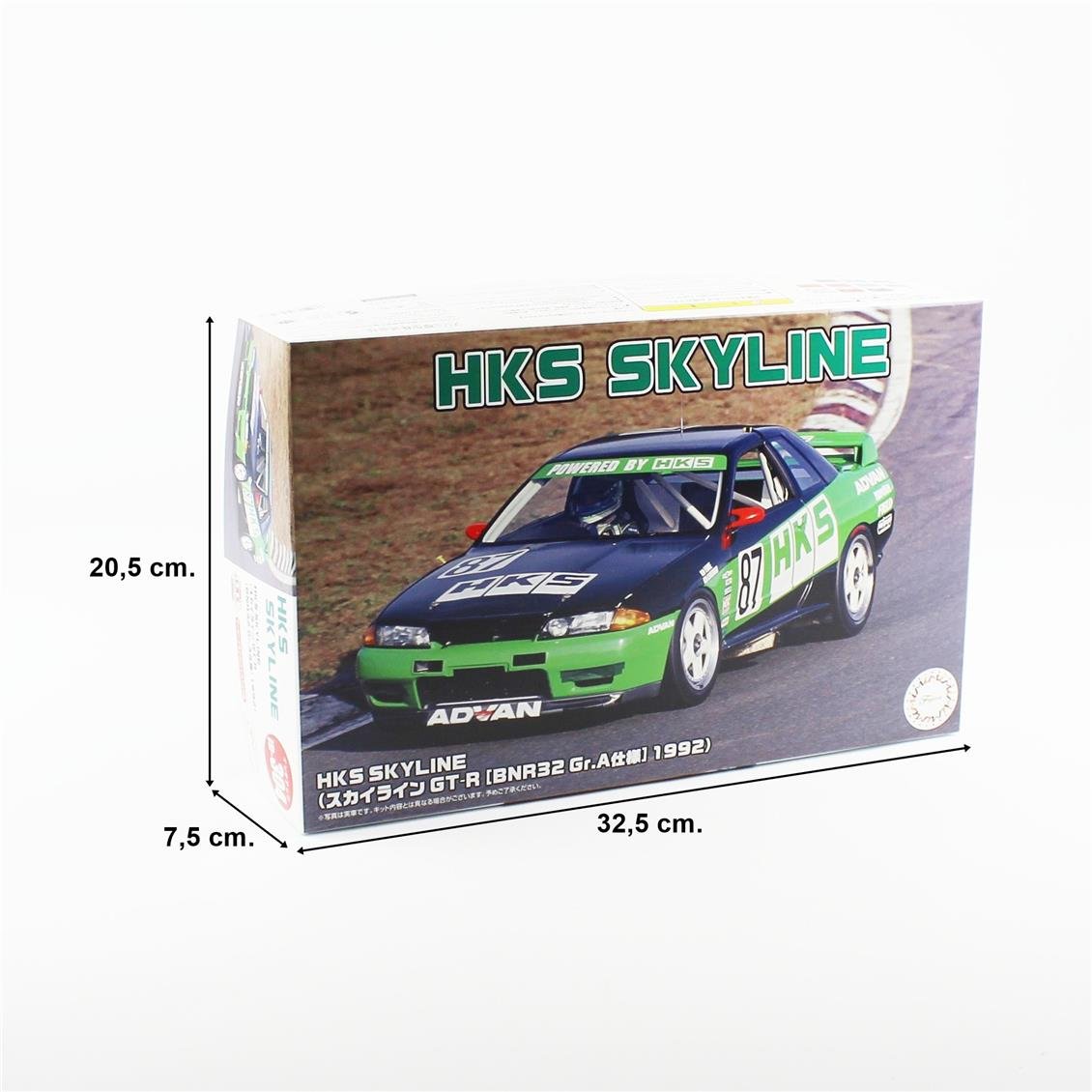 Fujimi ID-304 04757 1/24 Ölçek, Nissan HKS Skyline (Skyline GT-R [BNR32 Gr.A] 1992), Yarış Aracı Plastik Model Kiti