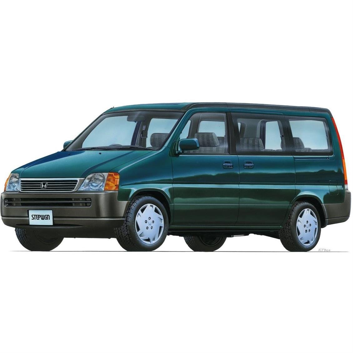 Fujimi ID-58 04704 1/24 Ölçek, Honda Step Wgn G-type '96 2WD/4WD, Minibüs Plastik Model Kiti