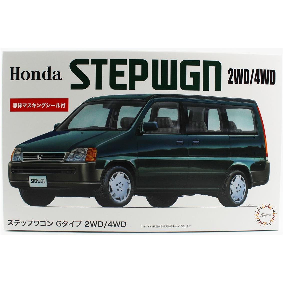 Fujimi ID-58 04704 1/24 Ölçek, Honda Step Wgn G-type '96 2WD/4WD, Minibüs Plastik Model Kiti