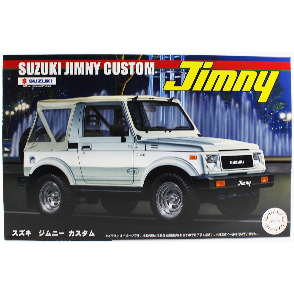 Fujimi ID-70 04631 1/24 Ölçek, Suzuki Jimny (Samurai) 1300 special 1986, Cip Plastik Model Kiti