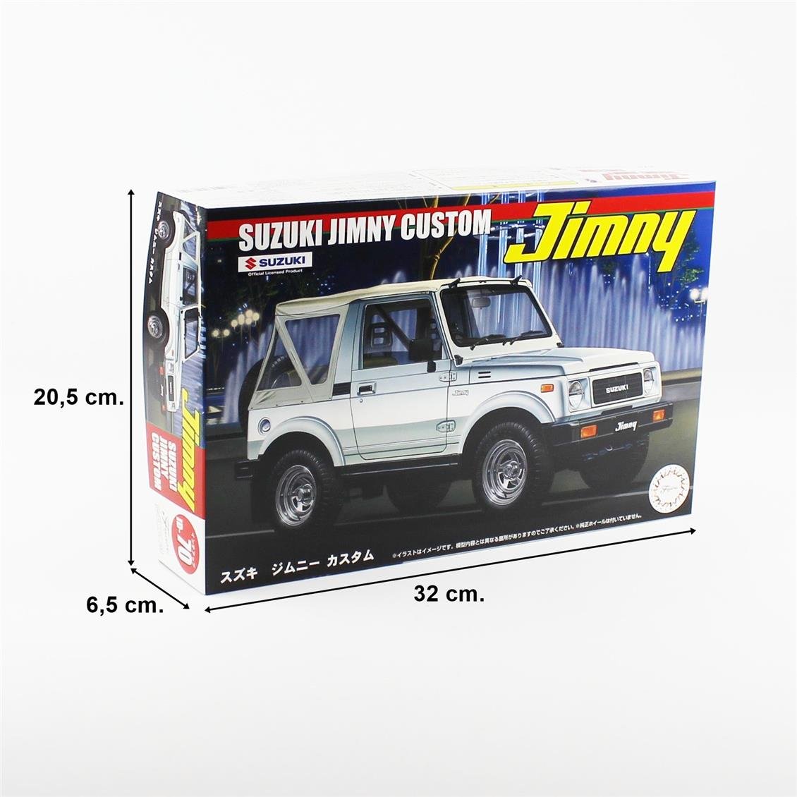Fujimi ID-70 04631 1/24 Ölçek, Suzuki Jimny (Samurai) 1300 special 1986, Cip Plastik Model Kiti