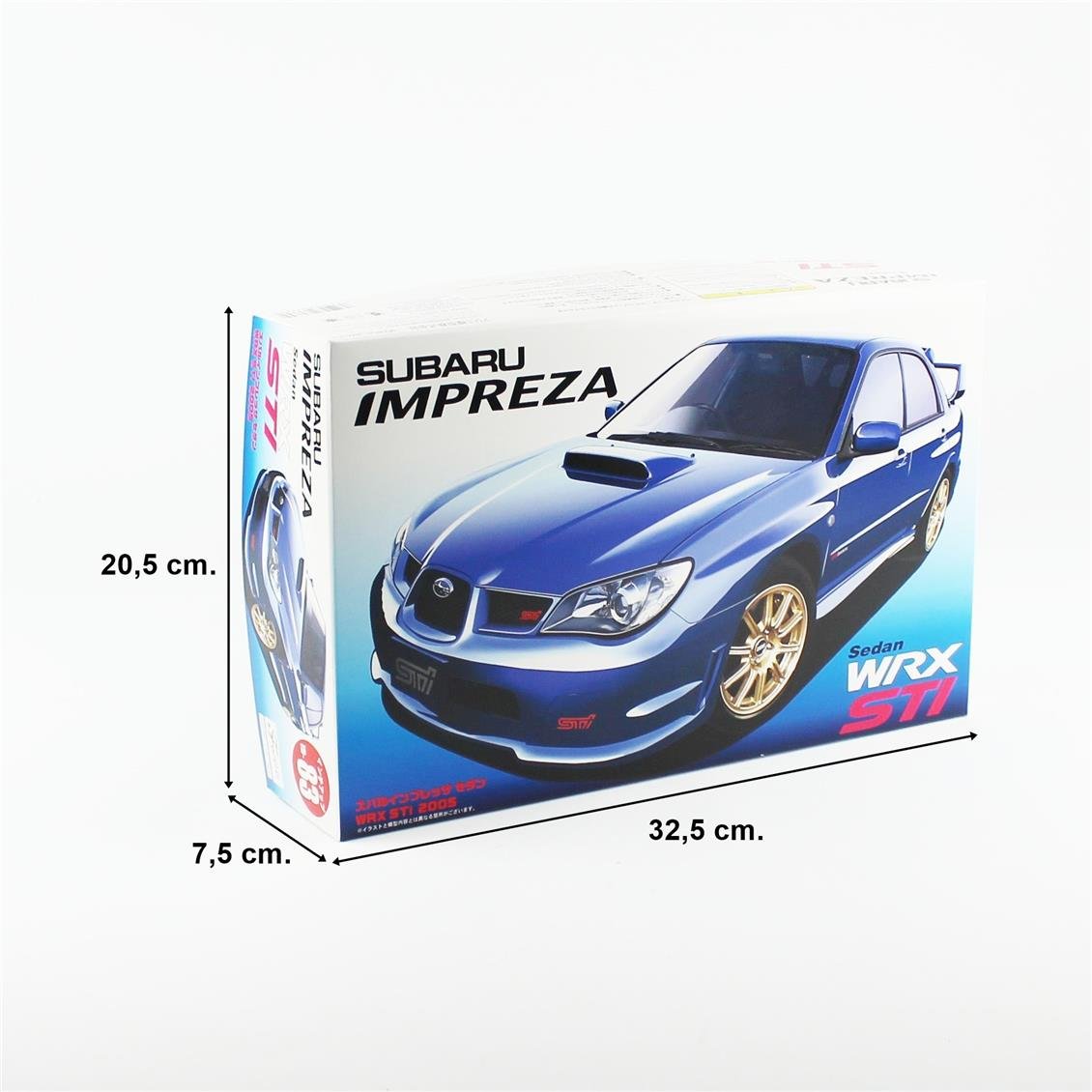 Fujimi ID-83 03669 1/24 Ölçek, Subaru (GH-GDB) New Impreza Sedan WRX STi, Otomobil Plastik Model Kiti