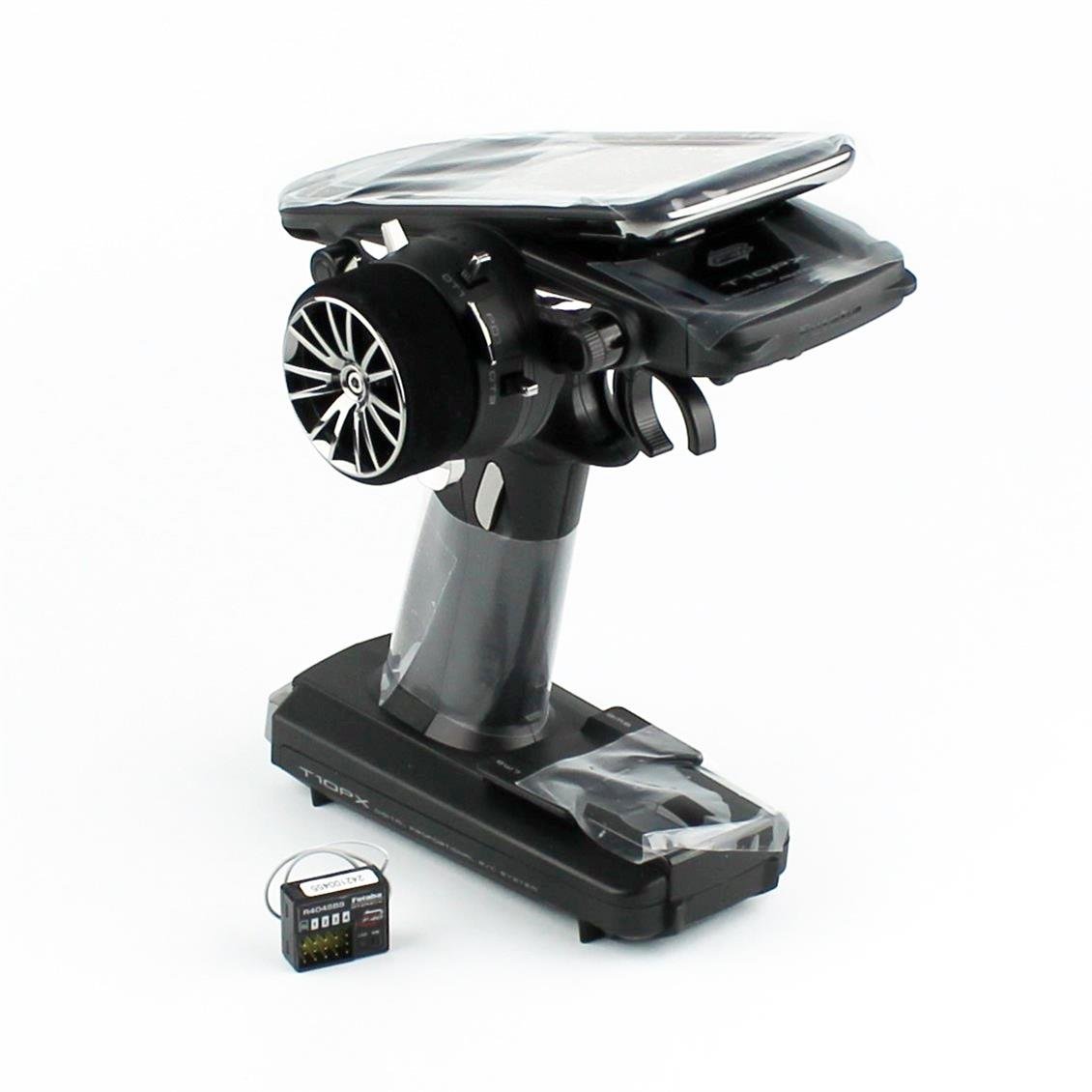 Futaba 05003172 10PX Araba Kumandası, R404SBS Alıcı, 2.4Ghz, F-4G,T-FHSS SR,T-FHSS,S-FHSS