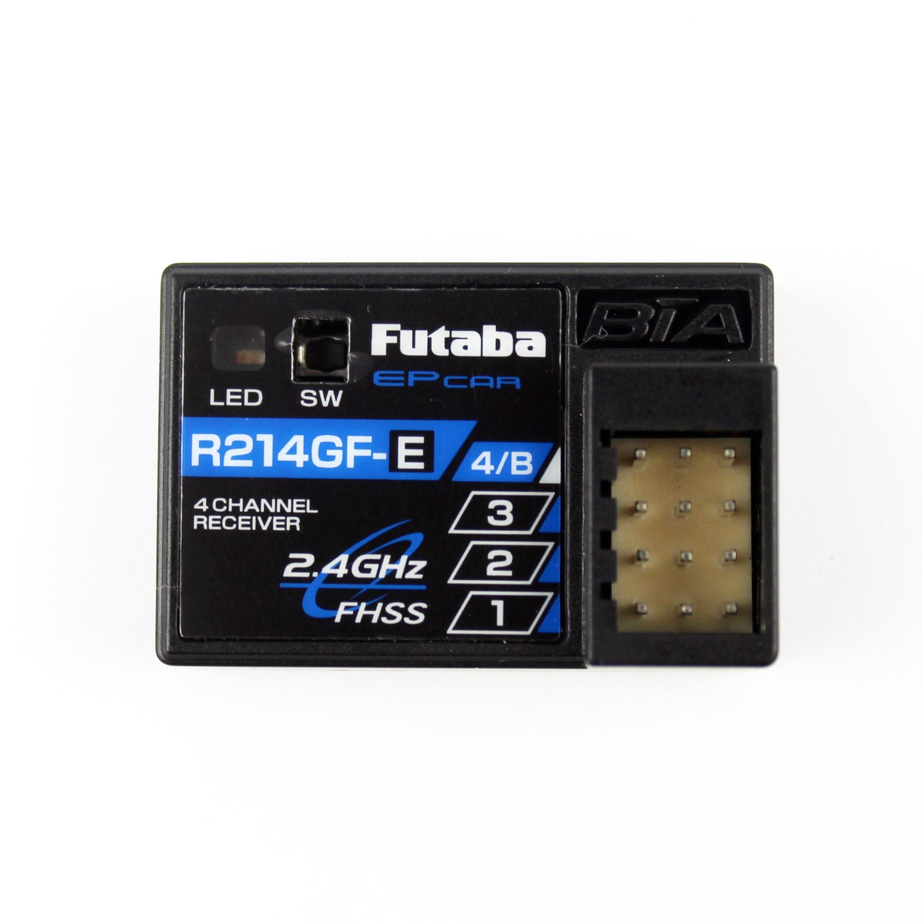 Futaba 05102629 R214GF-E Kumanda Alıcısı, 2.4 Ghz, E(ERP) S-FHSS/FHSS For 4YWD