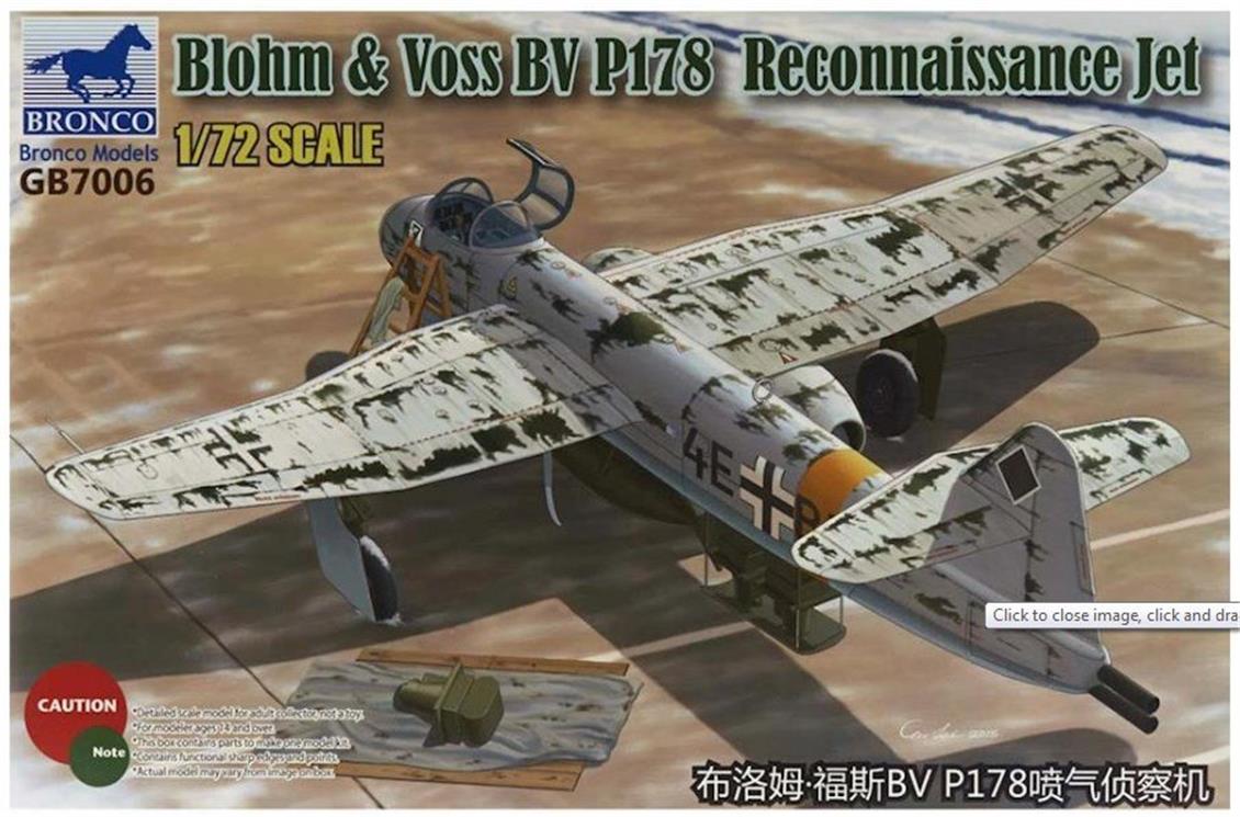 GB7006 1/72 Blohm and Voss BV P178 Reconnaissance