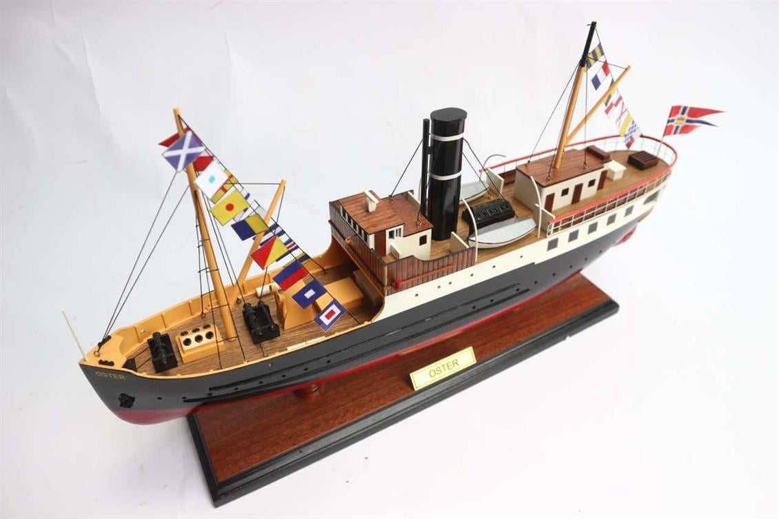 GIANHIEN CS0043P OSTER AHŞAP HAZIR YELKENLİ GEMİ MAKETİ