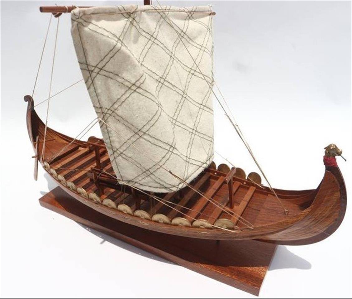 GIANHIEN FB0011W45 VIKING CLINKER HULL YELKENLİ GEMİ MAKETİ