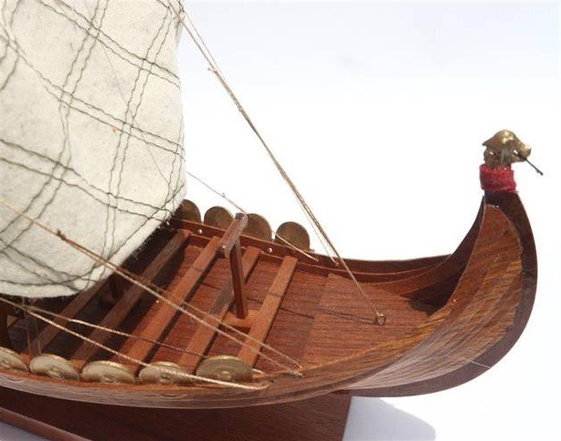 GIANHIEN FB0011W45 VIKING CLINKER HULL YELKENLİ GEMİ MAKETİ