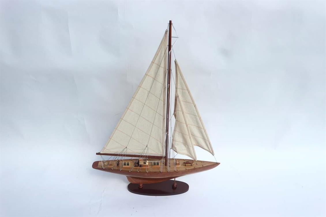 GIANHIEN YT0001W50 ENDEAVOUR AHŞAP HAZIR YELKENLİ GEMİ MAKETİ
