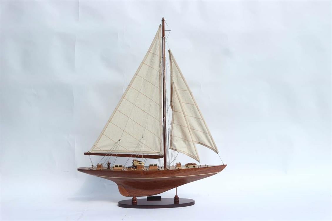 GIANHIEN YT0001W50 ENDEAVOUR AHŞAP HAZIR YELKENLİ GEMİ MAKETİ