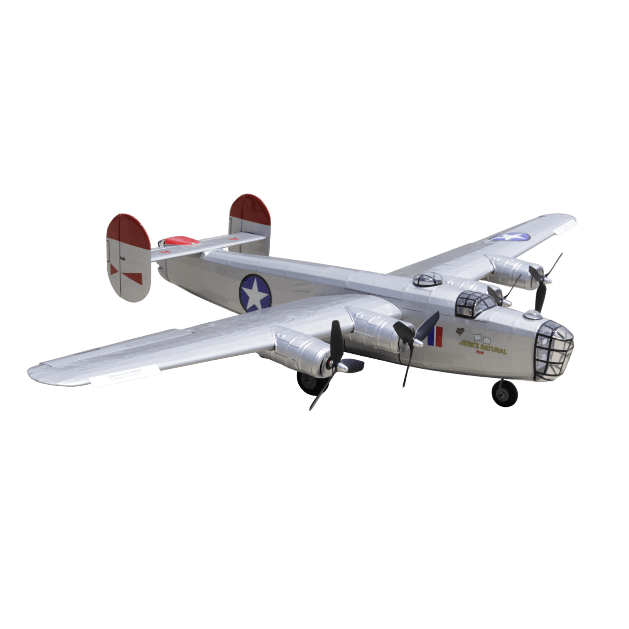 Guillow's 2003 1/28 Scale B-24D Liberator, 123cm, Balsa, Free Flight Model Kit