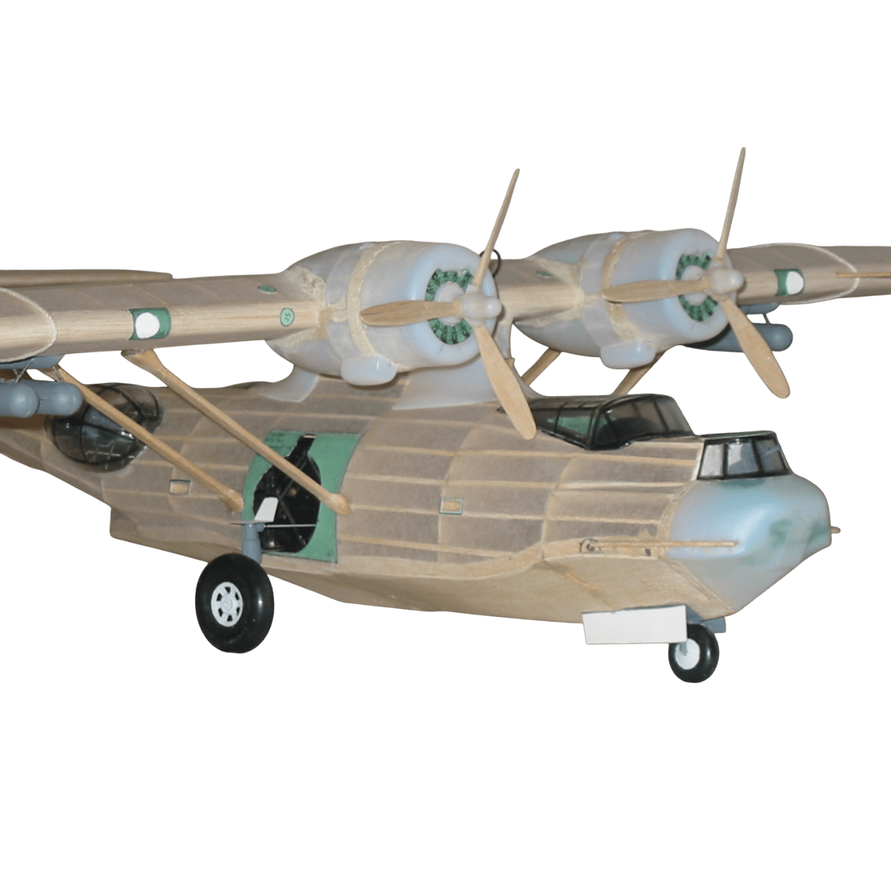 Guillow's 2004 1/28 Ölçek, PBY-5a Catalina, 115cm, Balsa, Serbest Uçuş Model Kiti