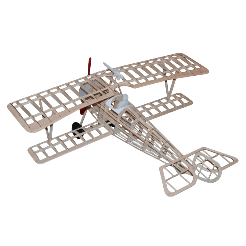 Guillow's 203 1/12 Ölçek, Nieuport II, 60cm, Laser Kesim, Balsa, Serbest Uçuş Model Kiti