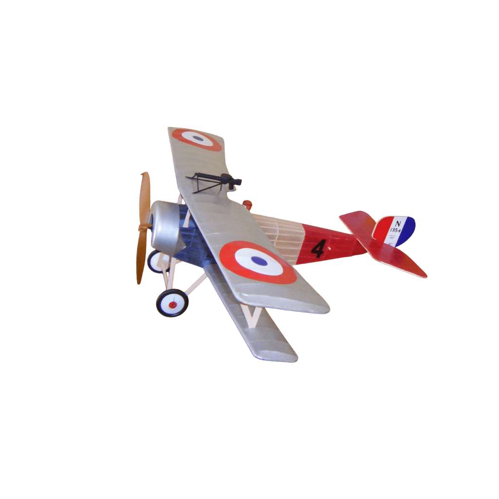 Guillow's 203 1/12 Ölçek, Nieuport II, 60cm, Laser Kesim, Balsa, Serbest Uçuş Model Kiti