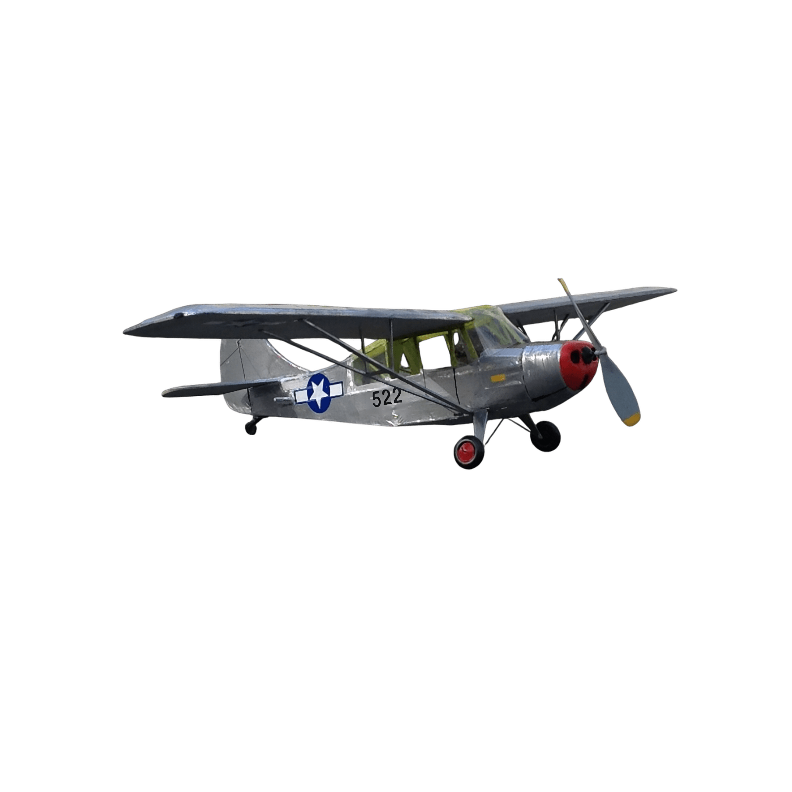 Guillow's 301 1/18 Ölçek, Aeronca, 60cm, Laser Kesim, Balsa, Serbest Uçuş Model Kiti