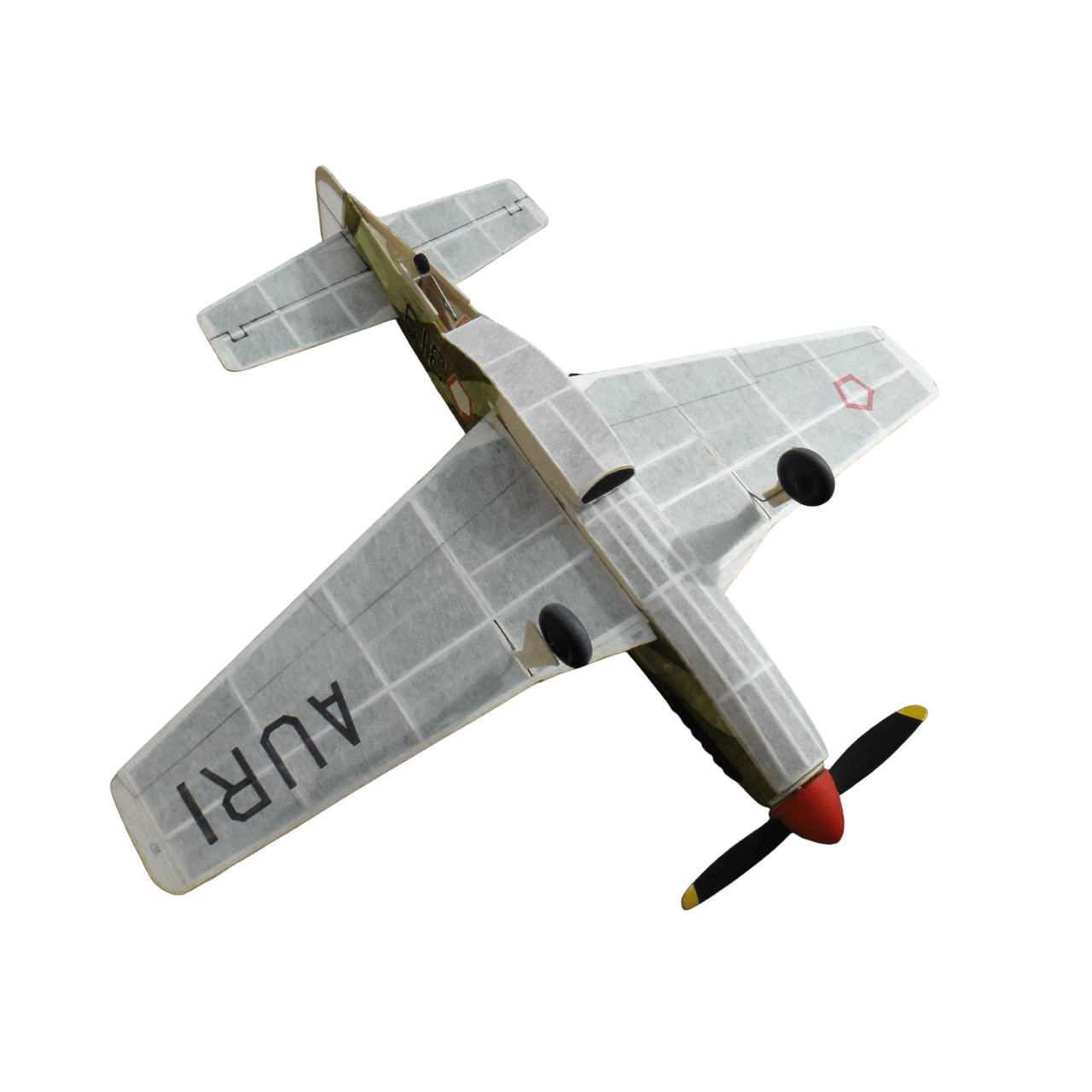 Guillow's 402 1/16 Ölçek, Mustang, 70cm, Laser Kesim, Balsa, Serbest Uçuş Model Kiti