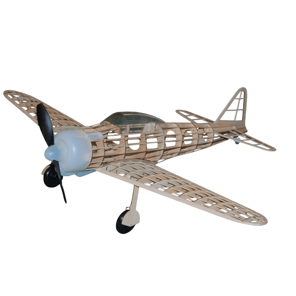 Guillow's 404 1/16 Scale Zero 70 cm Laser Cut Balsa Free Flight Model Kit