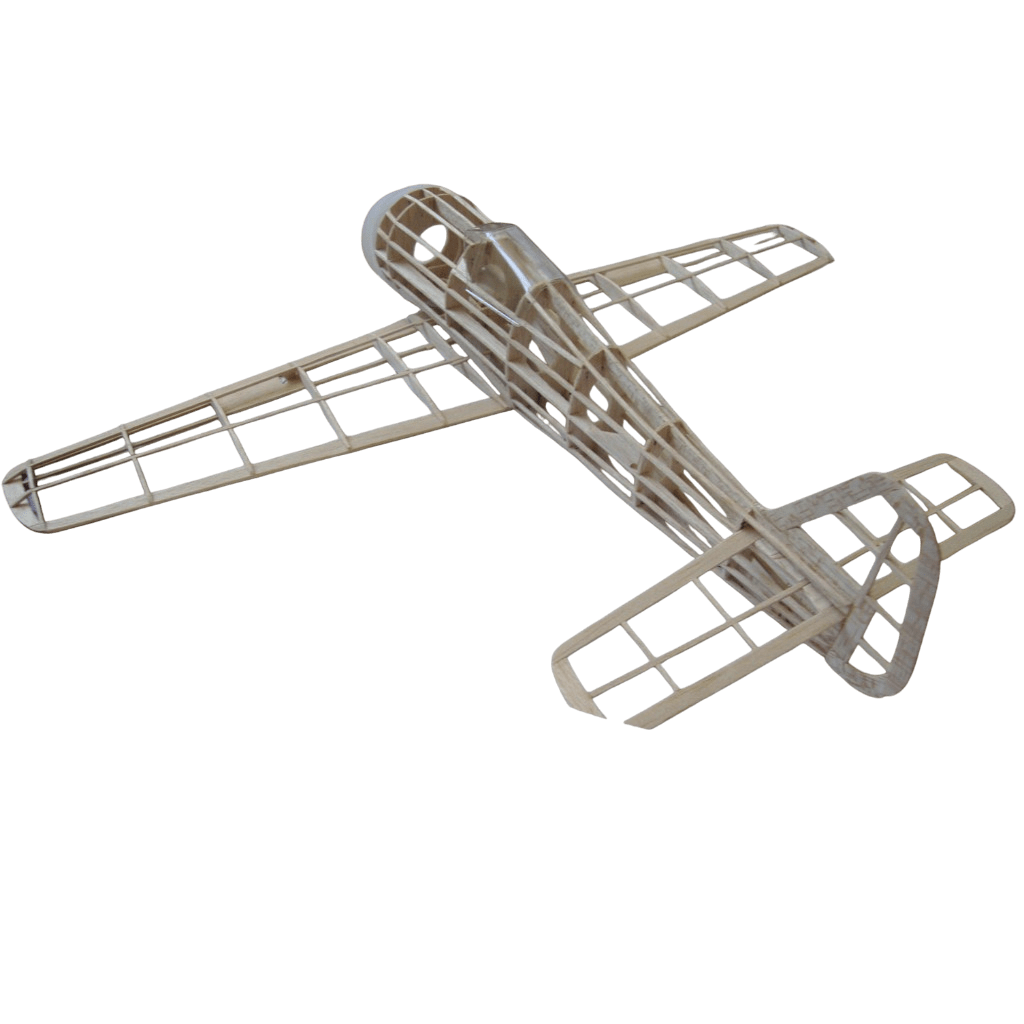 Guillow's 502 1/30 Ölçek, Focke-Wulf, 42cm, Laser Kesim, Balsa, Serbest Uçuş Model Kiti