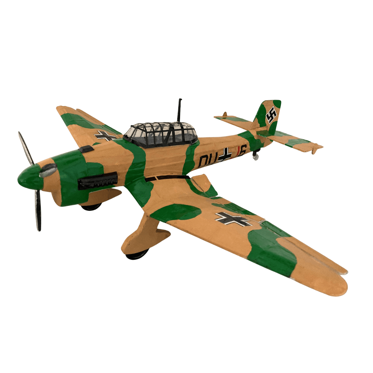 Guillow's 508 1/30 Ölçek, Stuka, 42cm, Laser Kesim, Balsa, Serbest Uçuş Model Kiti