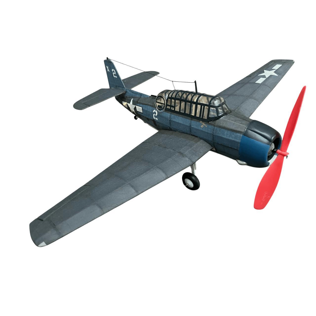 Guillow's 509 1/30 Ölçek, Avenger, 42cm, Laser Kesim, Balsa, Serbest Uçuş Model Kiti