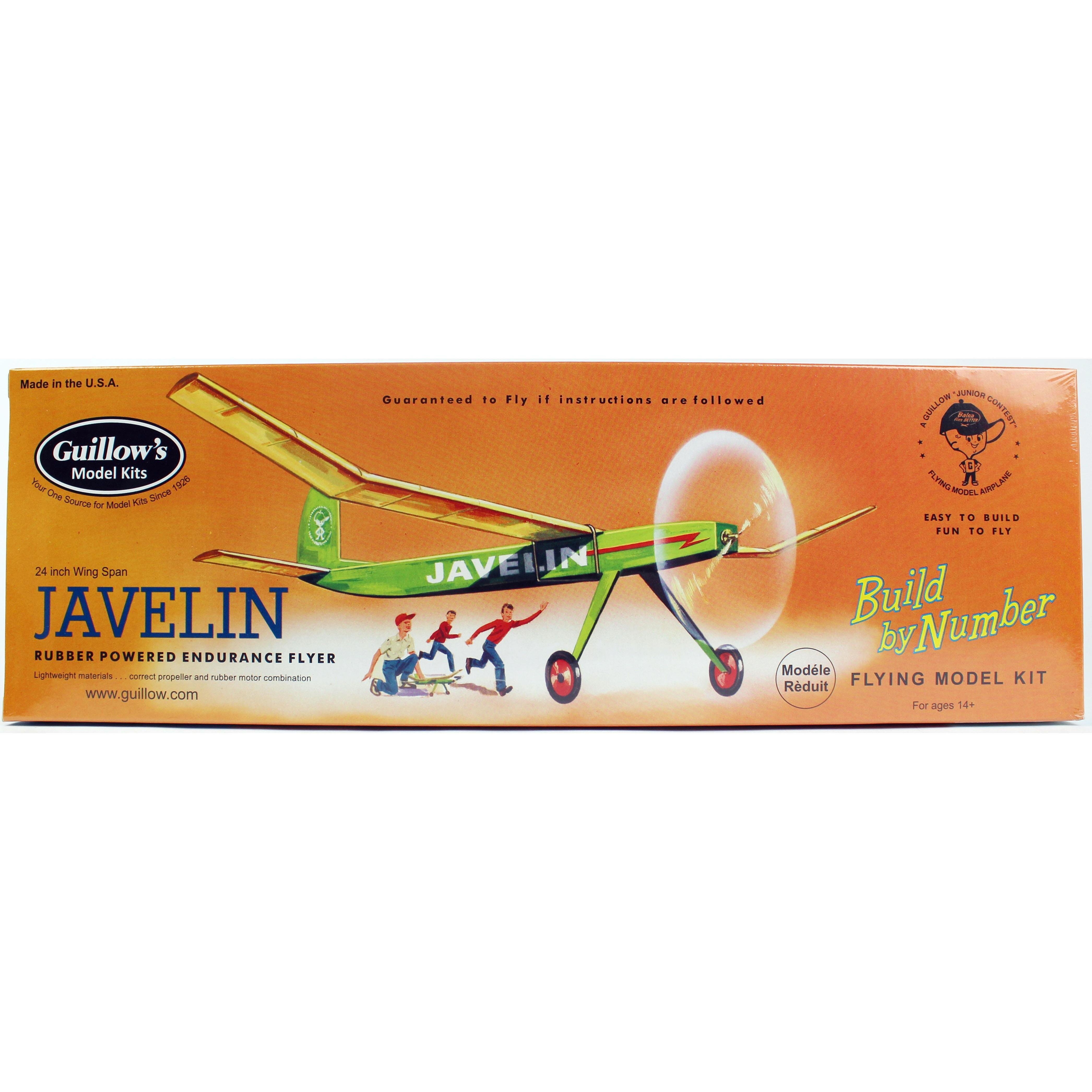 Guillow's 603 Javelin, 60cm, Balsa, Free Flight Model Kit