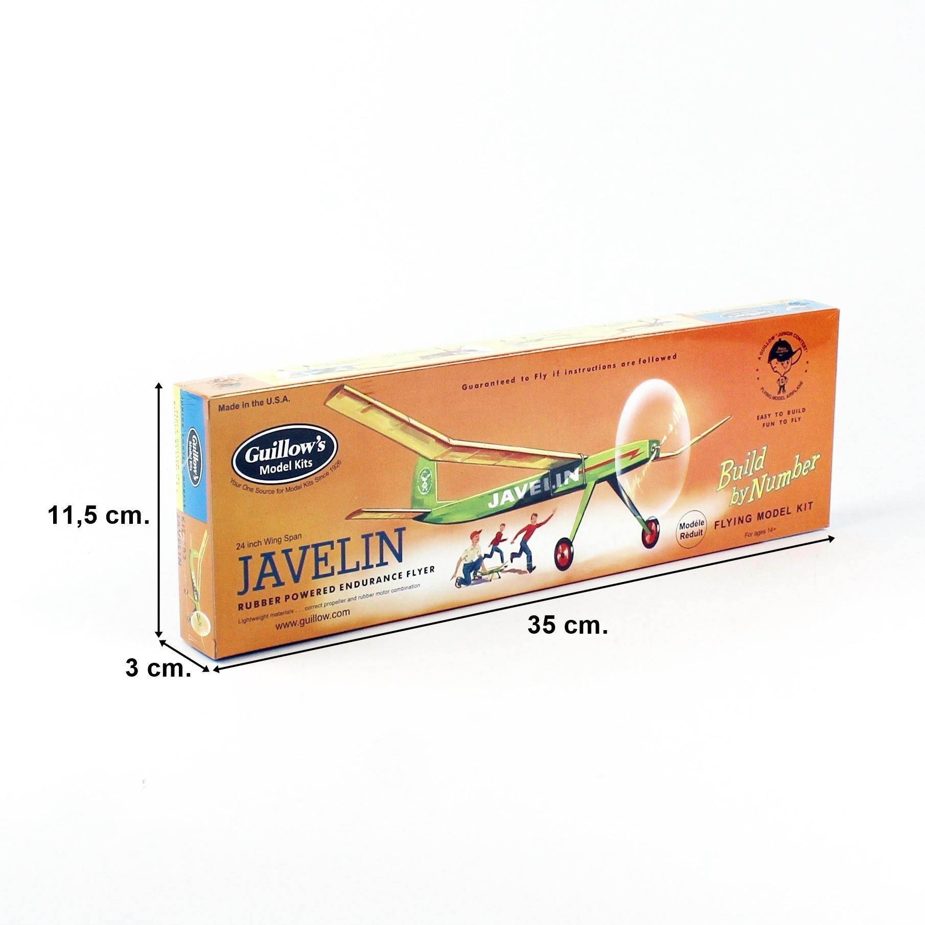 Guillow's 603 Javelin, 60cm, Balsa, Free Flight Model Kit