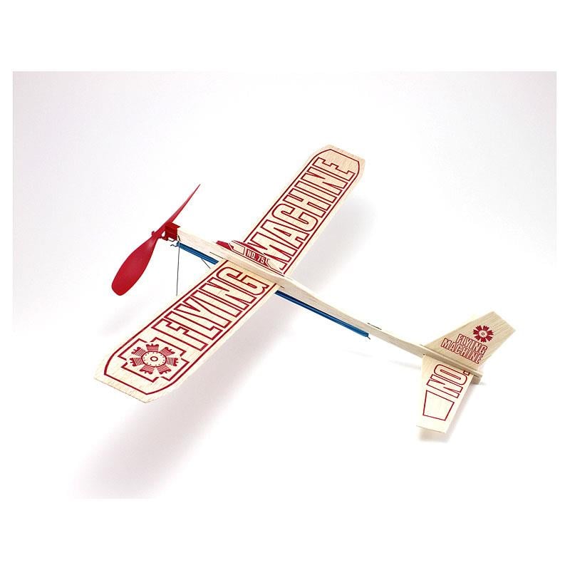 Guillow's 75 Flying Machine, 43 cm. Rubber-Motorized, Balsa, Free-Flight Model