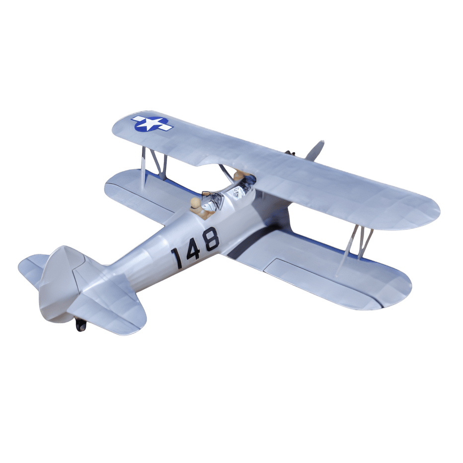 Guillow's 803 1/16 Scale, PT-17, 70cm, Balsa, Free Flight Model Kit