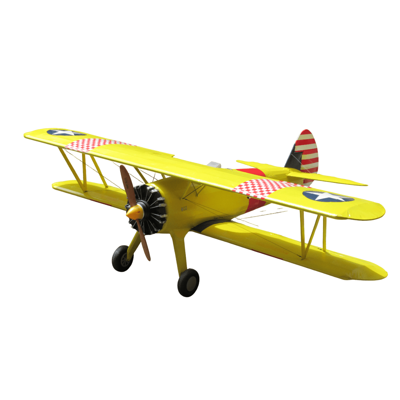 Guillow's 803 1/16 Scale, PT-17, 70cm, Balsa, Free Flight Model Kit