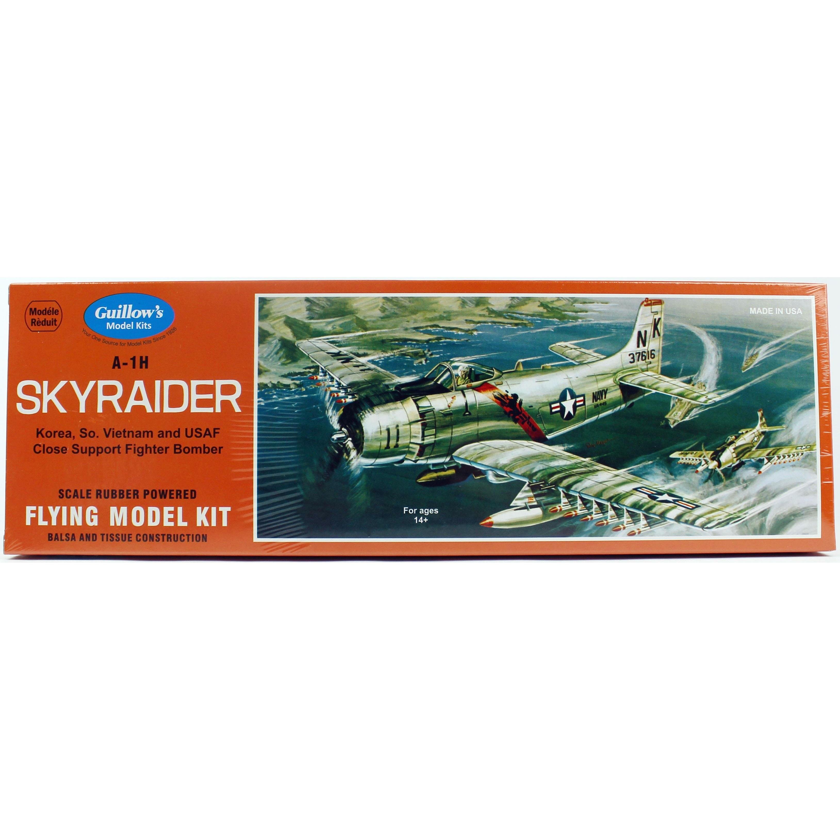 Guillow's 904 1/35 Scale Skyraider 43cm Balsa Free Flight Model Kit